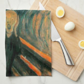 EDVARD MUNCH - Het beeldscherm van 1893 Theedoek (Quarter Fold)