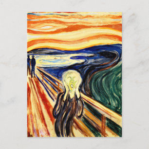 Edvard Munch het scherm Briefkaart