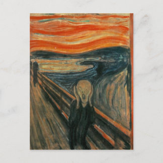 Edvard Munch - Het scherm Briefkaart