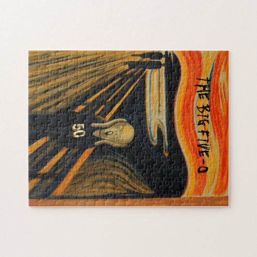 Edvard Munch - Het scherm dat ik 50 keer Legpuzzel (Horizontaal)