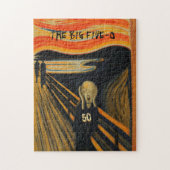 Edvard Munch - Het scherm dat ik 50 keer Legpuzzel (Verticaal)
