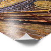 Edvard Munch - Het scherm Foto Afdruk (Hoek)