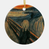 Edvard Munch - Het scherm Keramisch Ornament (Voorkant)