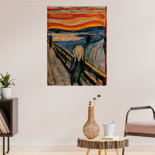 Edvard Munch - Het scherm Poster