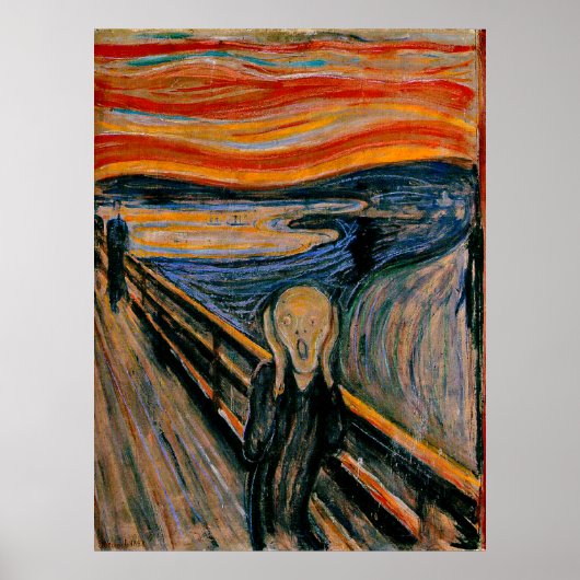 Edvard Munch - Het scherm Poster (Voorkant)