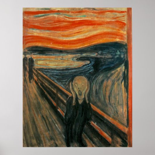 Edvard Munch - Het scherm Poster (Voorkant)