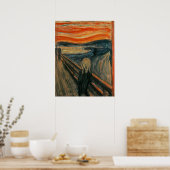 Edvard Munch - Het scherm Poster (Keuken)