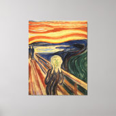 Edvard Munch het schermasterstuk schilderen Canvas Afdruk (Voorkant)