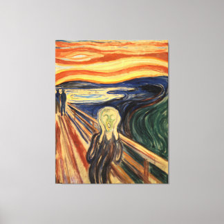 Edvard Munch het schermasterstuk schilderen Canvas Afdruk