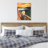 Edvard Munch het schermasterstuk schilderen Canvas Afdruk (Insitu (Slaapkamer))