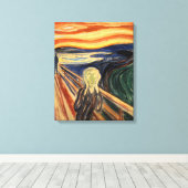 Edvard Munch het schermasterstuk schilderen Canvas Afdruk (Insitu (Houten vloer))