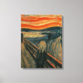 Edvard Munch het schermschilderen Canvas Afdruk (Voorkant)