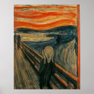 Edvard Munch het schermschilderen Poster