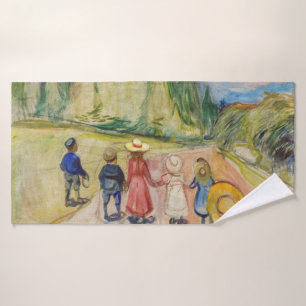 Edvard Munch - Het sprookjesbos Bad Handdoek
