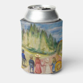Edvard Munch - Het sprookjesbos Blikjeskoeler (Blikje Achterkant)
