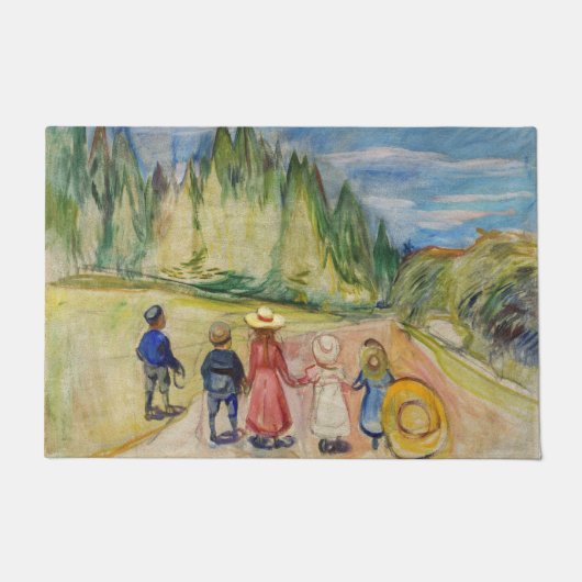 Edvard Munch - Het sprookjesbos Deurmat (Voorkant)