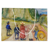 Edvard Munch - Het sprookjesbos Groot Cadeauzakje (Achterkant)