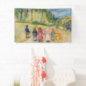 Edvard Munch - Het sprookjesbos Spandoek (Insitu)