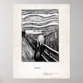 Edvard Munch Illustratie van het scherm Poster (Voorkant)
