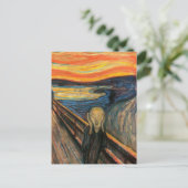 Edvard Munch is het spookbeeld Briefkaart (Staand voorkant)