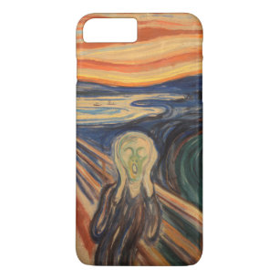 Edvard Munch is het spookbeeld iPhone 8 Plus / 7 Plus Hoesje