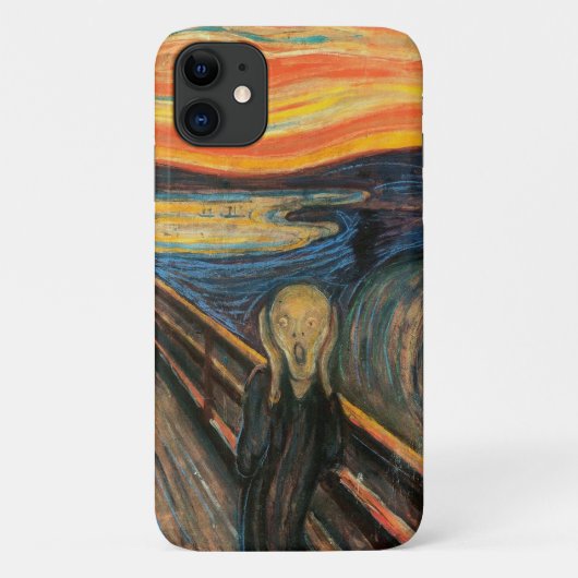 Edvard Munch is het spookbeeld Case-Mate iPhone Case (Achterkant)