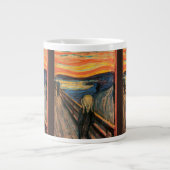 Edvard Munch is het spookbeeld Extra Grote Mok (Voorkant)