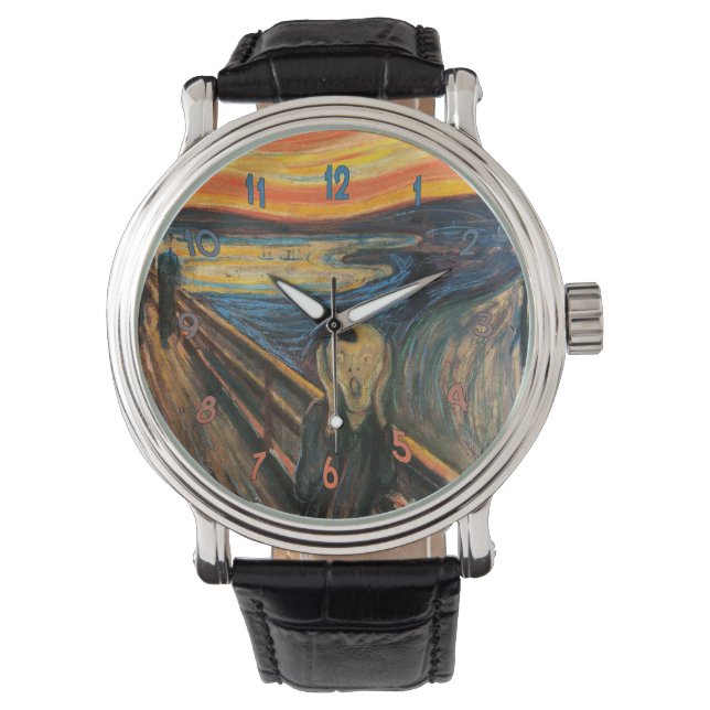 Edvard Munch is het spookbeeld Horloge (Voorkant)