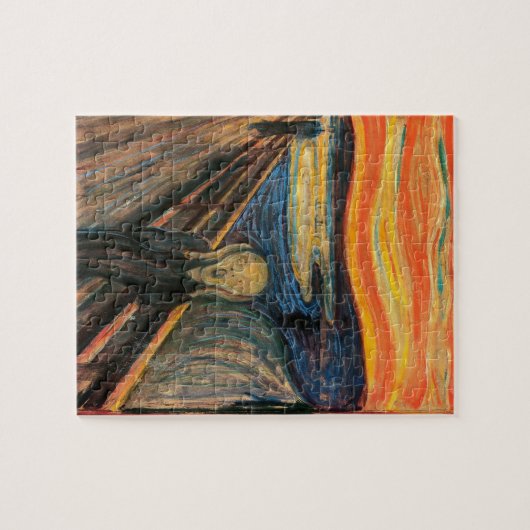 Edvard Munch is het spookbeeld Legpuzzel (Horizontaal)