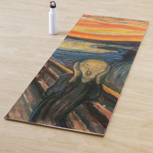 Edvard Munch is het spookbeeld Yogamat (In situ)
