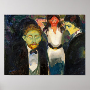Edvard Munch - Jaloezie Poster