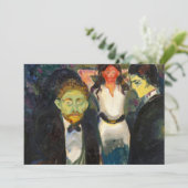 Edvard Munch - Jealousy Bedankkaart (Staand voorkant)