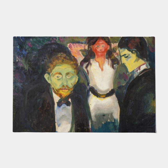 Edvard Munch - Jealousy Deurmat (Voorkant)