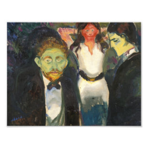 Edvard Munch - Jealousy Foto Afdruk
