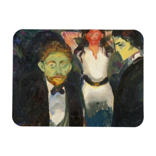 Edvard Munch - Jealousy Magneet (Horizontaal)