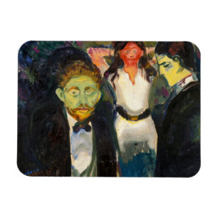 Edvard Munch - Jealousy Magneet