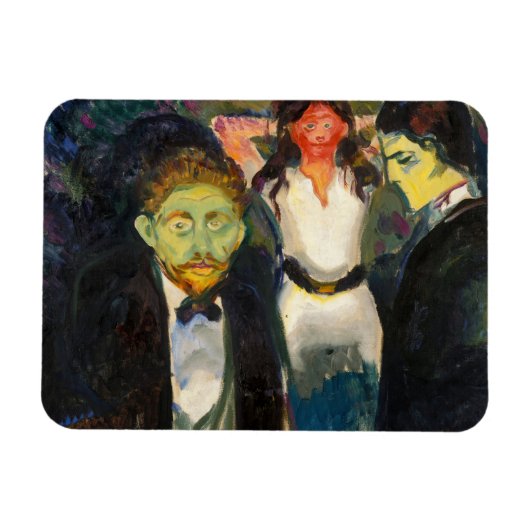 Edvard Munch - Jealousy Magneet (Horizontaal)