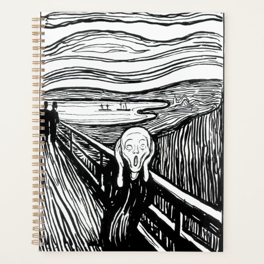 Edvard Munch - La lithographie de cri (Devant)