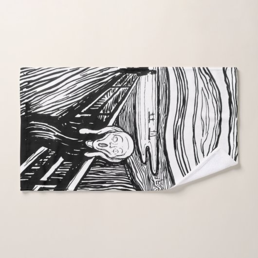 Edvard Munch - La lithographie de cri (Serviette à main)
