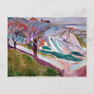 Edvard Munch Landscape, Kragerø Briefkaart