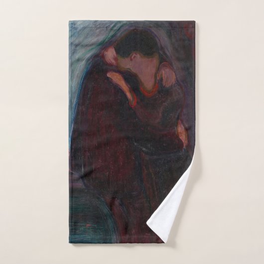 Edvard Munch - Le baiser (Serviette à main)