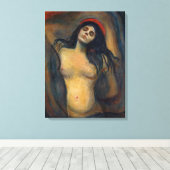 Edvard Munch - Madonna Canvas Afdruk (Insitu (Houten vloer))