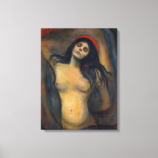Edvard Munch - Madonna Canvas Afdruk (Voorkant)