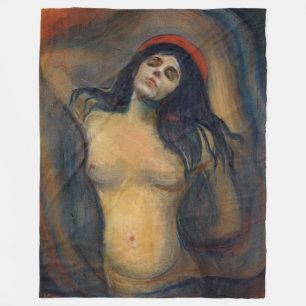 Edvard Munch - Madonna Fleece Deken
