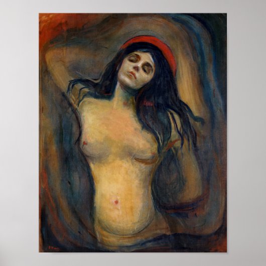 Edvard Munch - Madonna Poster (Voorkant)