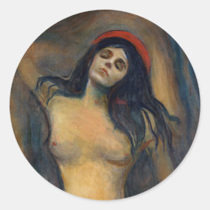 Edvard Munch - Madonna Ronde Sticker