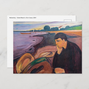 Edvard Munch - Melancholy 1894 Briefkaart