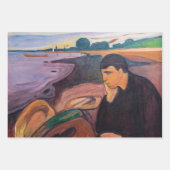 Edvard Munch - Melancholy 1894 Inpakpapier Vel (Voorkant 3)