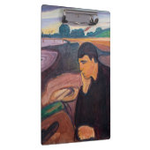 Edvard Munch - Melancholy 1894 Klembord (Rechts)