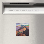 Edvard Munch - Melancholy 1894 Magneet (Insitu (Vaatwasser))